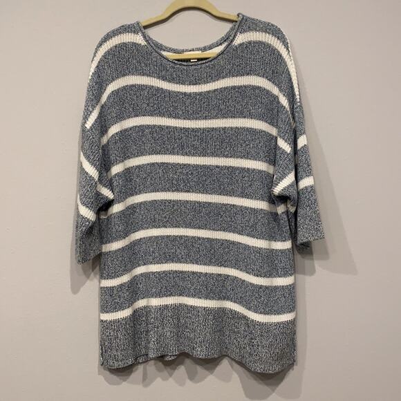 Gap Blue and White Striped Tunic - Picture 1 of 6